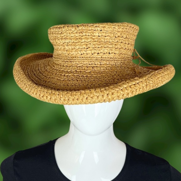Helen Kaminski Accessories - Helen Kaminski Raffia Women's Hat Australia Vintage 🎉4X Host Pick🎉